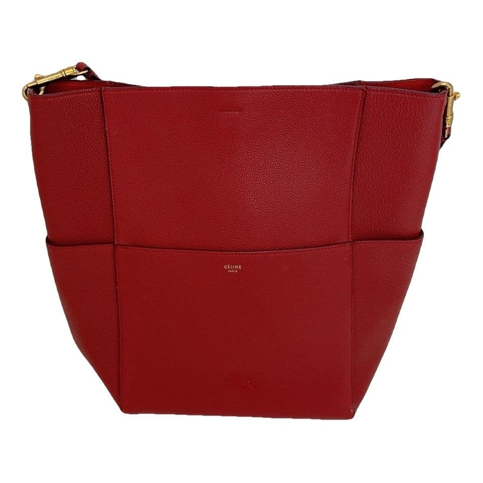 Seau Sangle leather tote