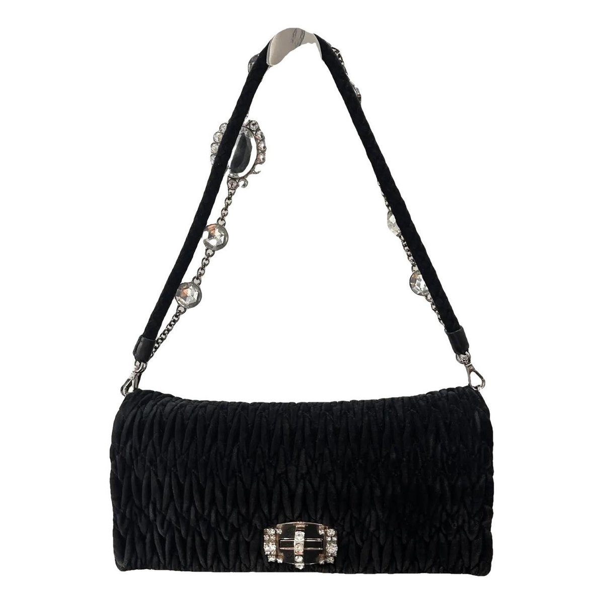 Cleo velvet handbag