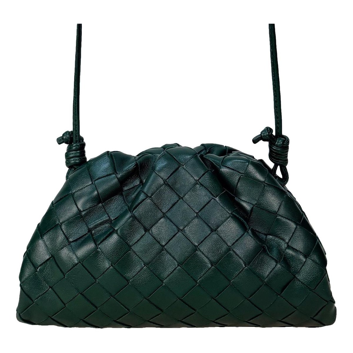 Pouch leather handbag