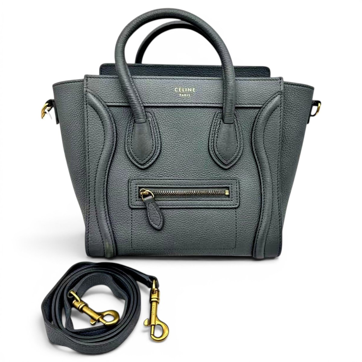 Nano Luggage leather handbag