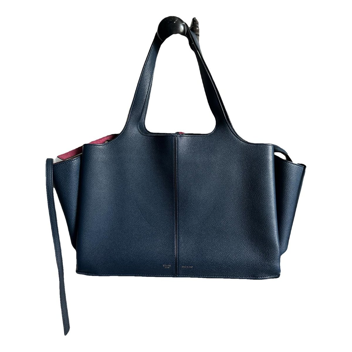 Tri-Fold leather tote