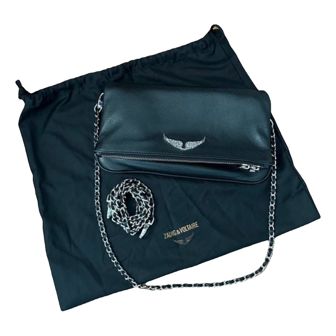 Rock leather crossbody bag