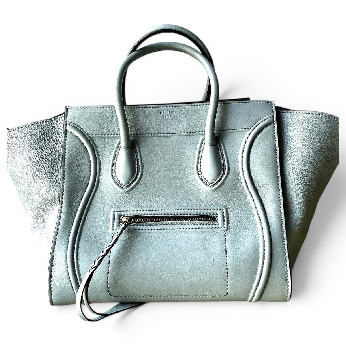 Luggage leather handbag