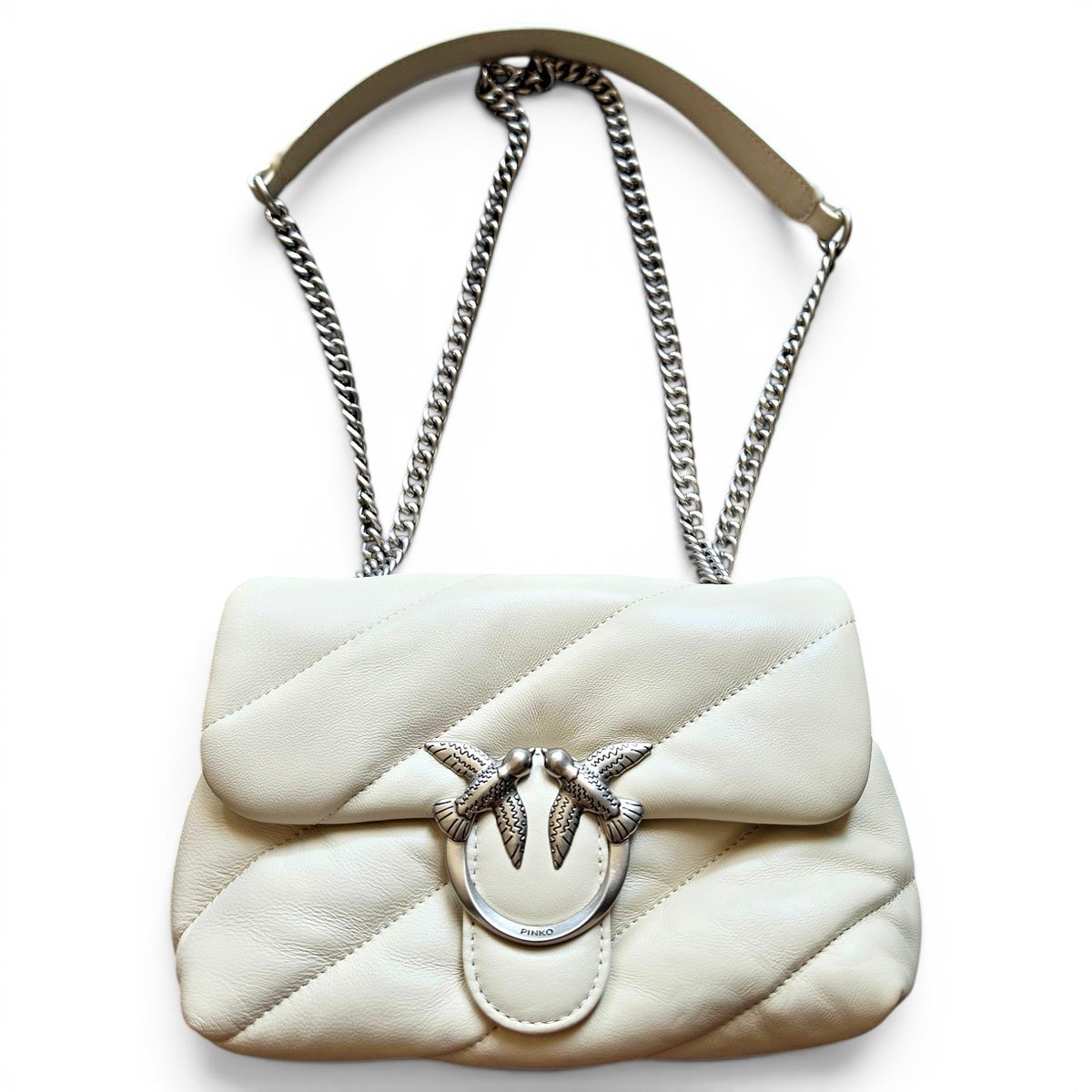 Leather clutch bag