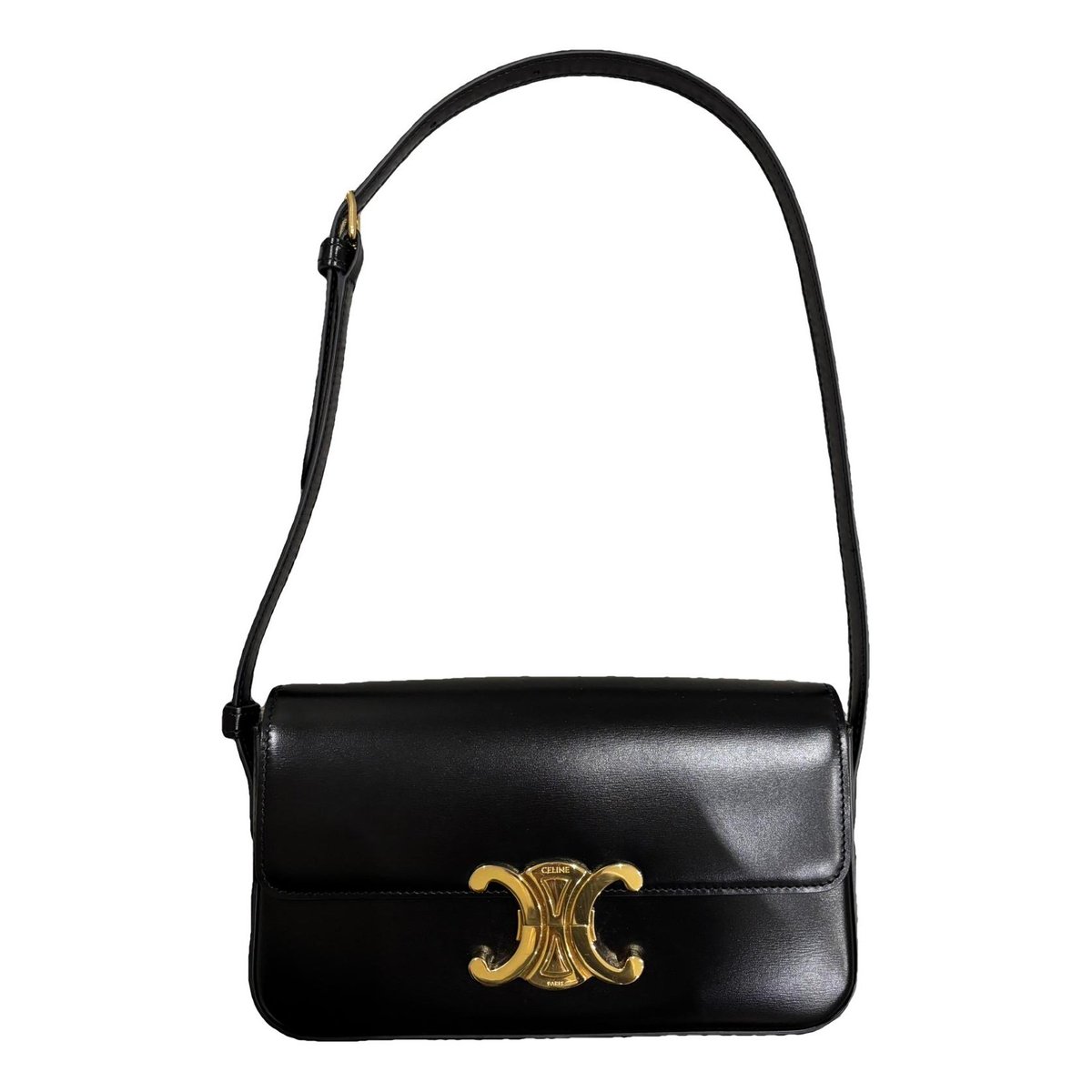 Triomphe Long leather handbag
