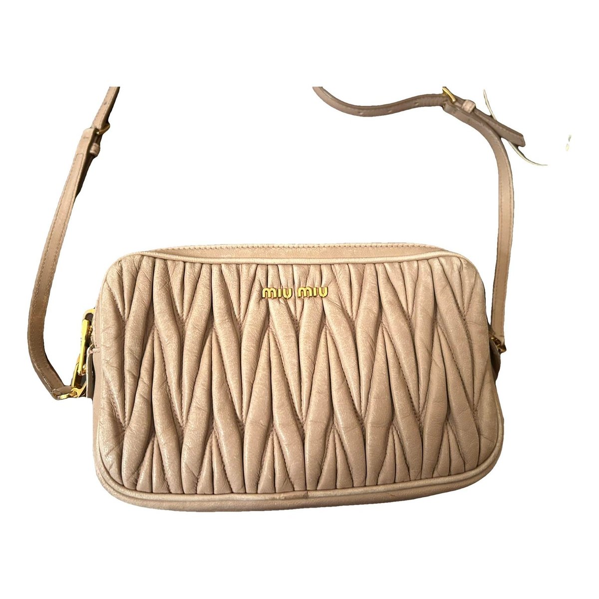 Miu Wander leather handbag