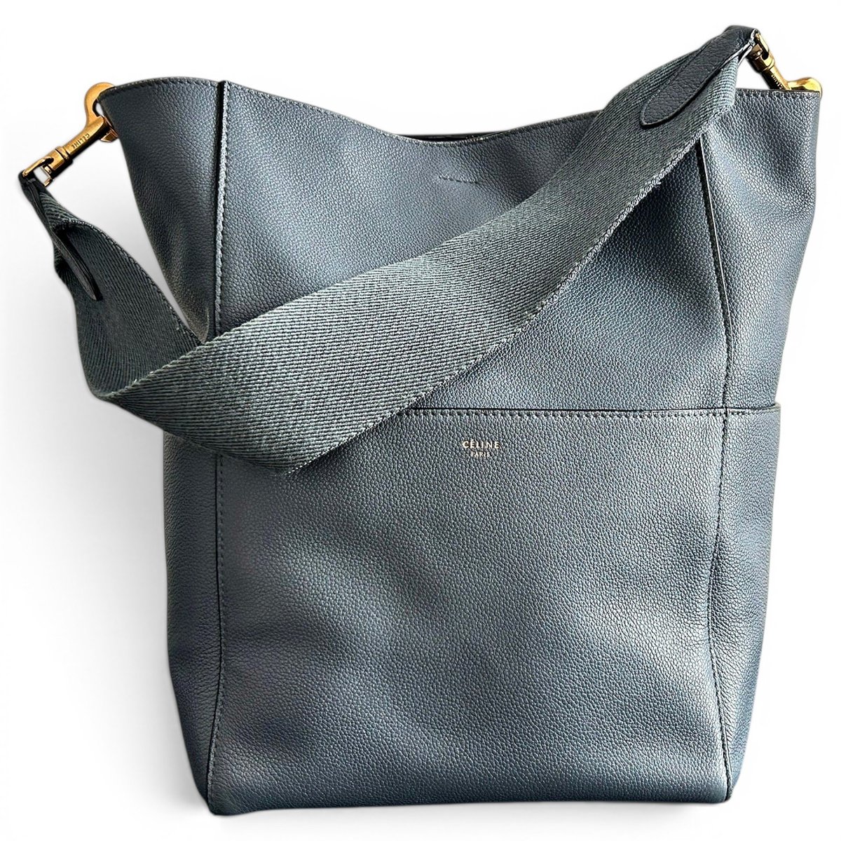 Seau Sangle leather tote