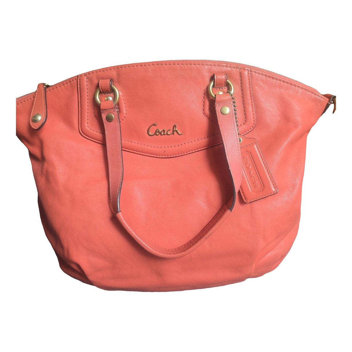 Leather tote
