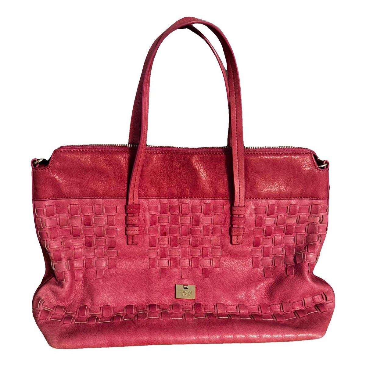 Leather tote