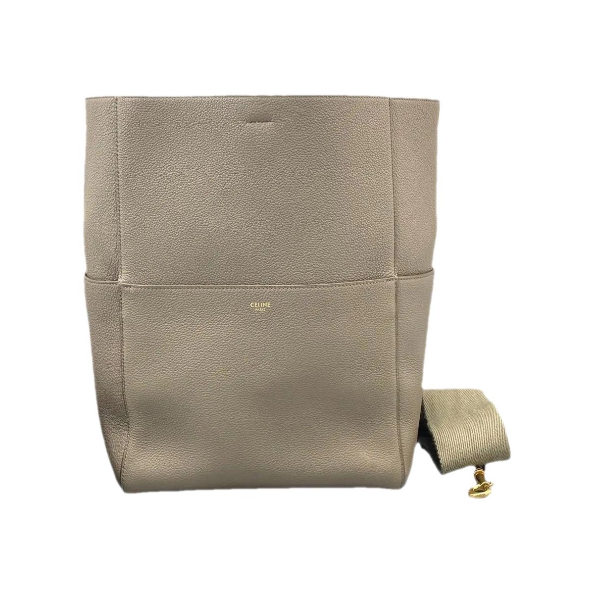 Seau Sangle leather handbag