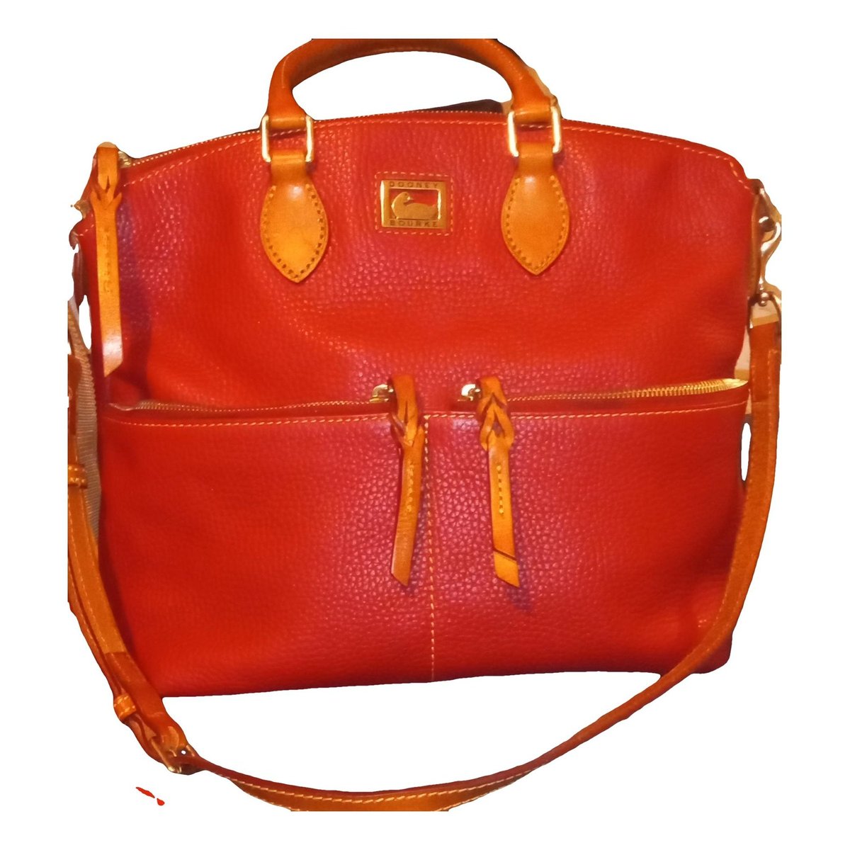 Leather satchel
