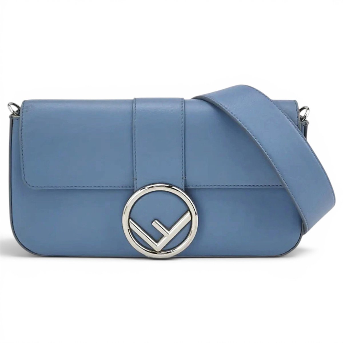 Kan I Logo leather crossbody bag