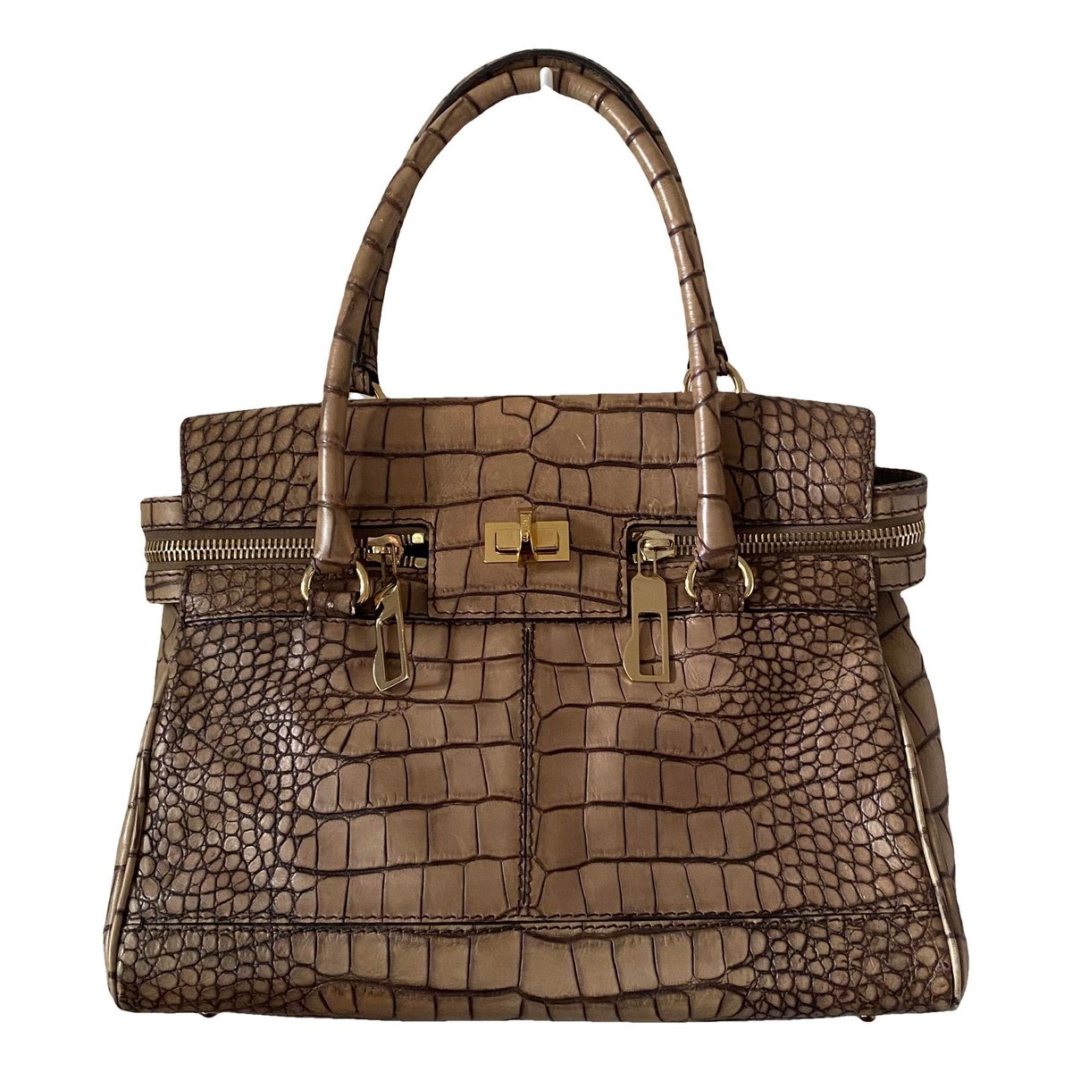 Leather satchel