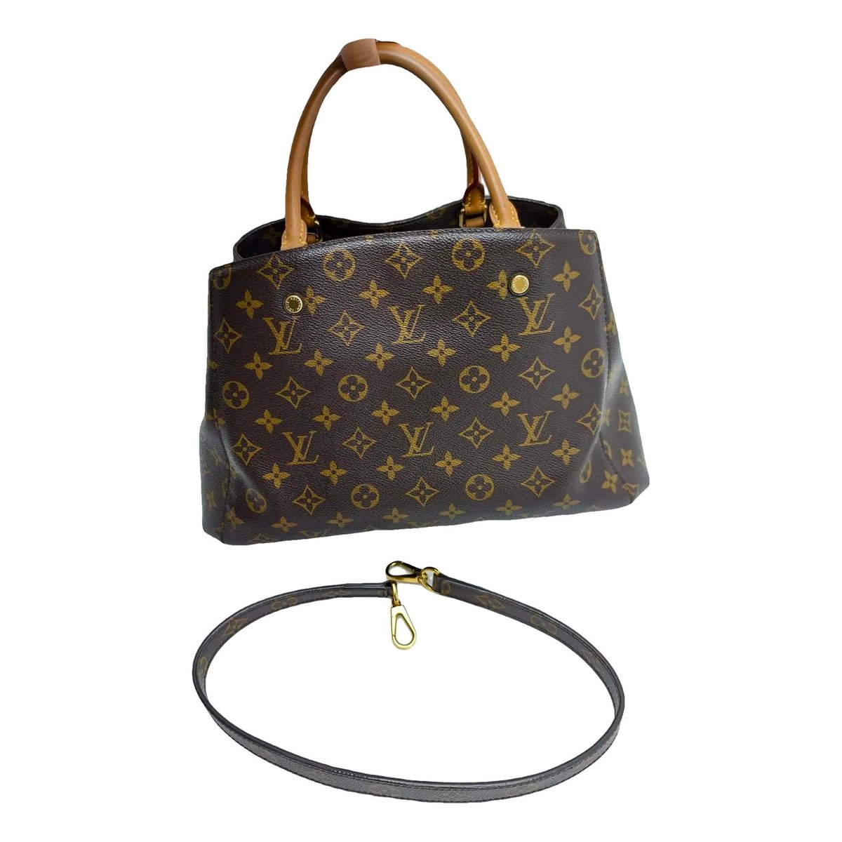 Montaigne vinyl handbag