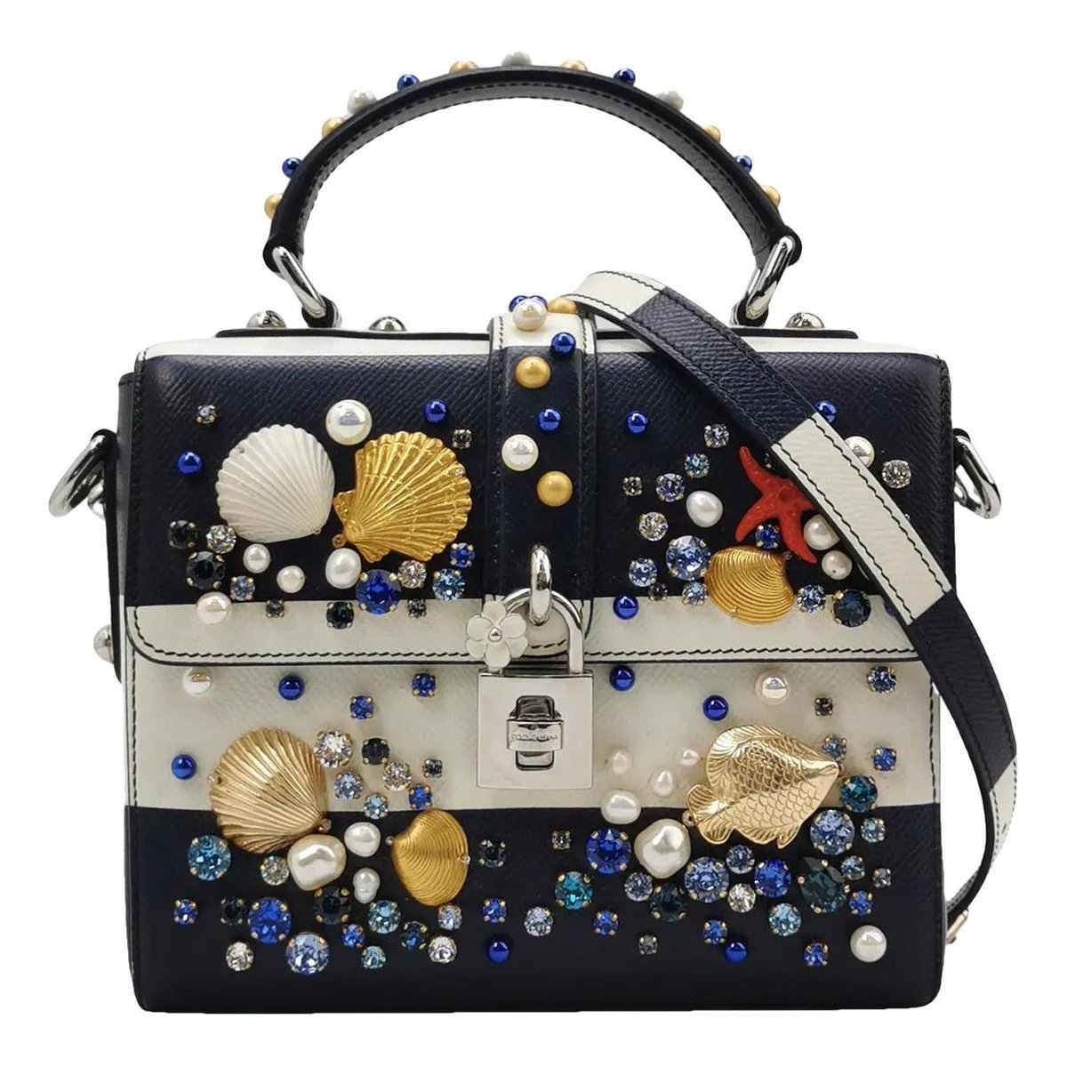 Dolce Box leather crossbody bag