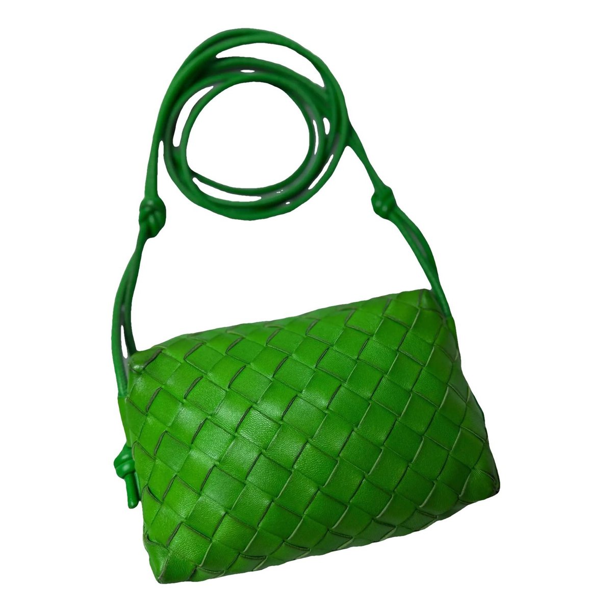 Loop leather handbag