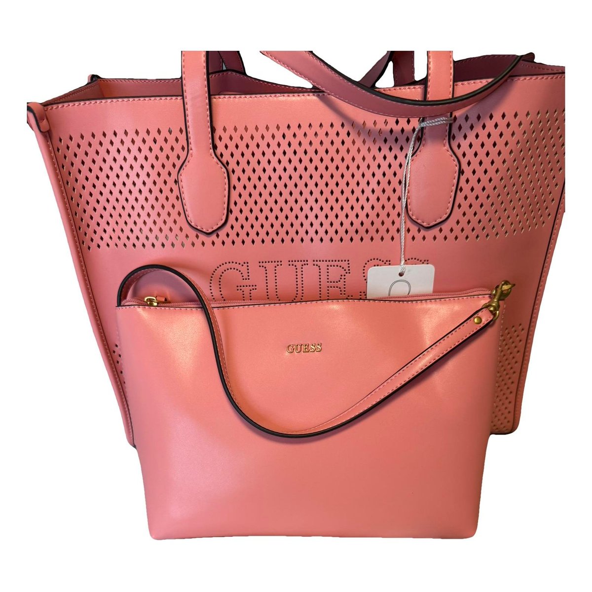 Vegan leather tote