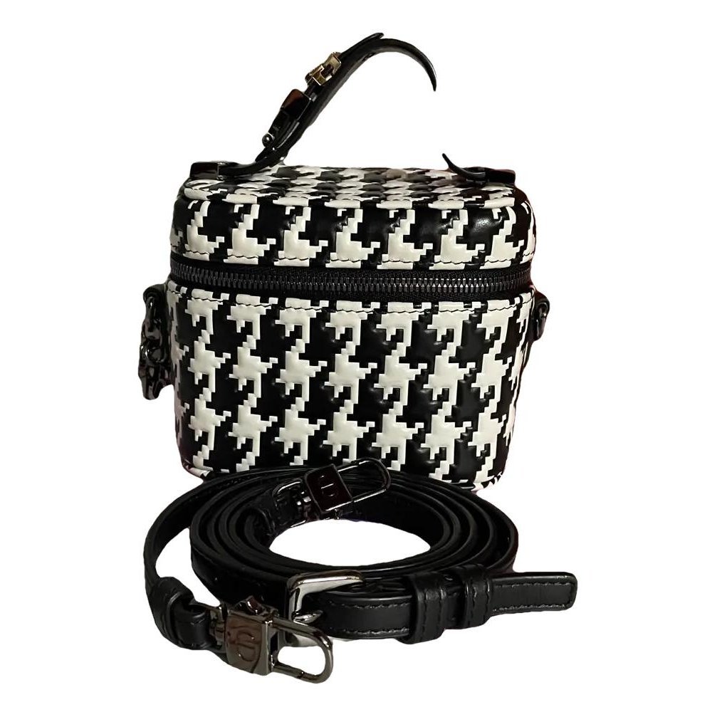 Vanity lady dior leather crossbody bag
