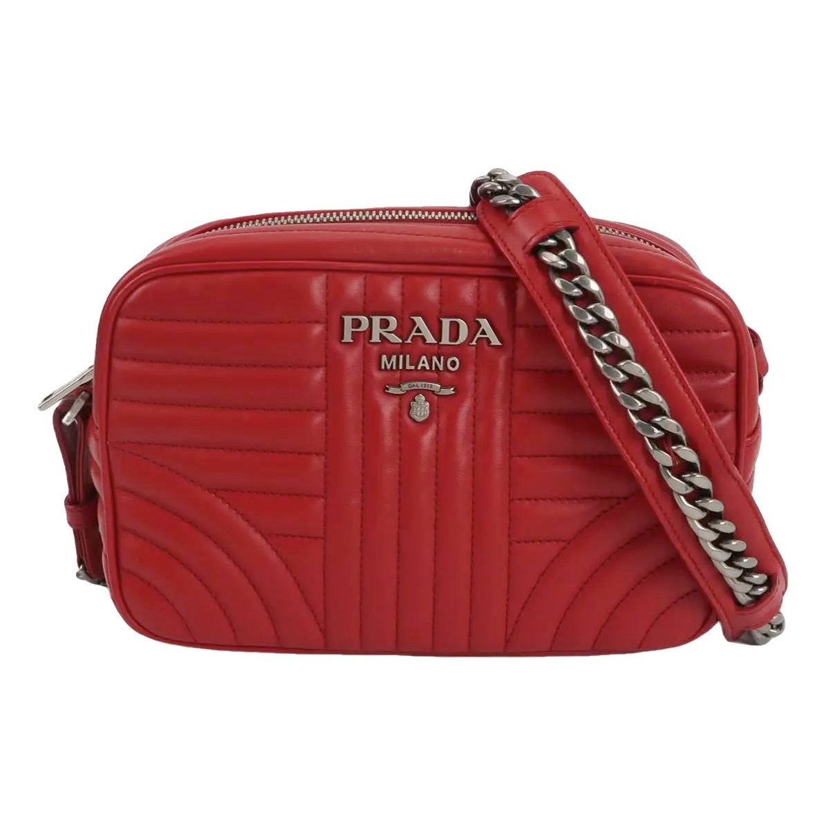 Diagramme leather crossbody bag