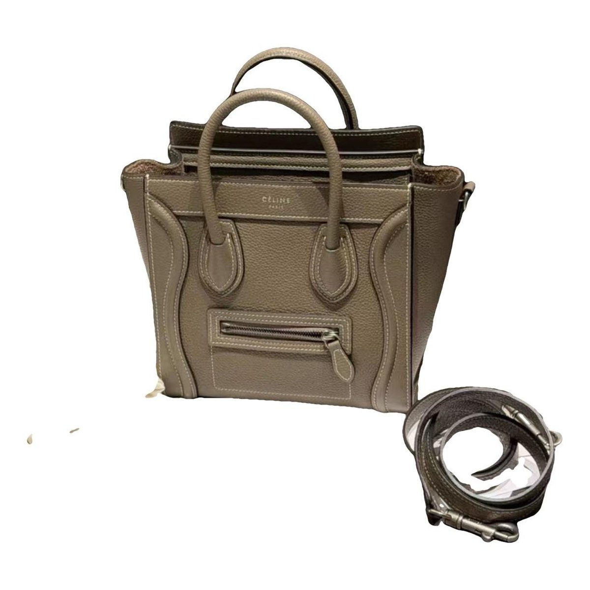 Nano Luggage leather handbag