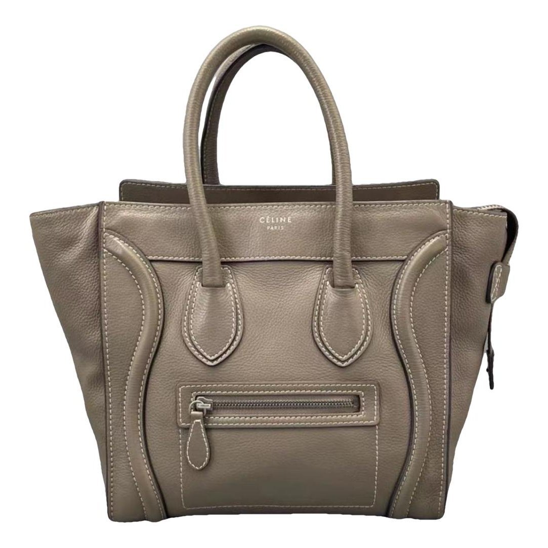 Luggage leather tote