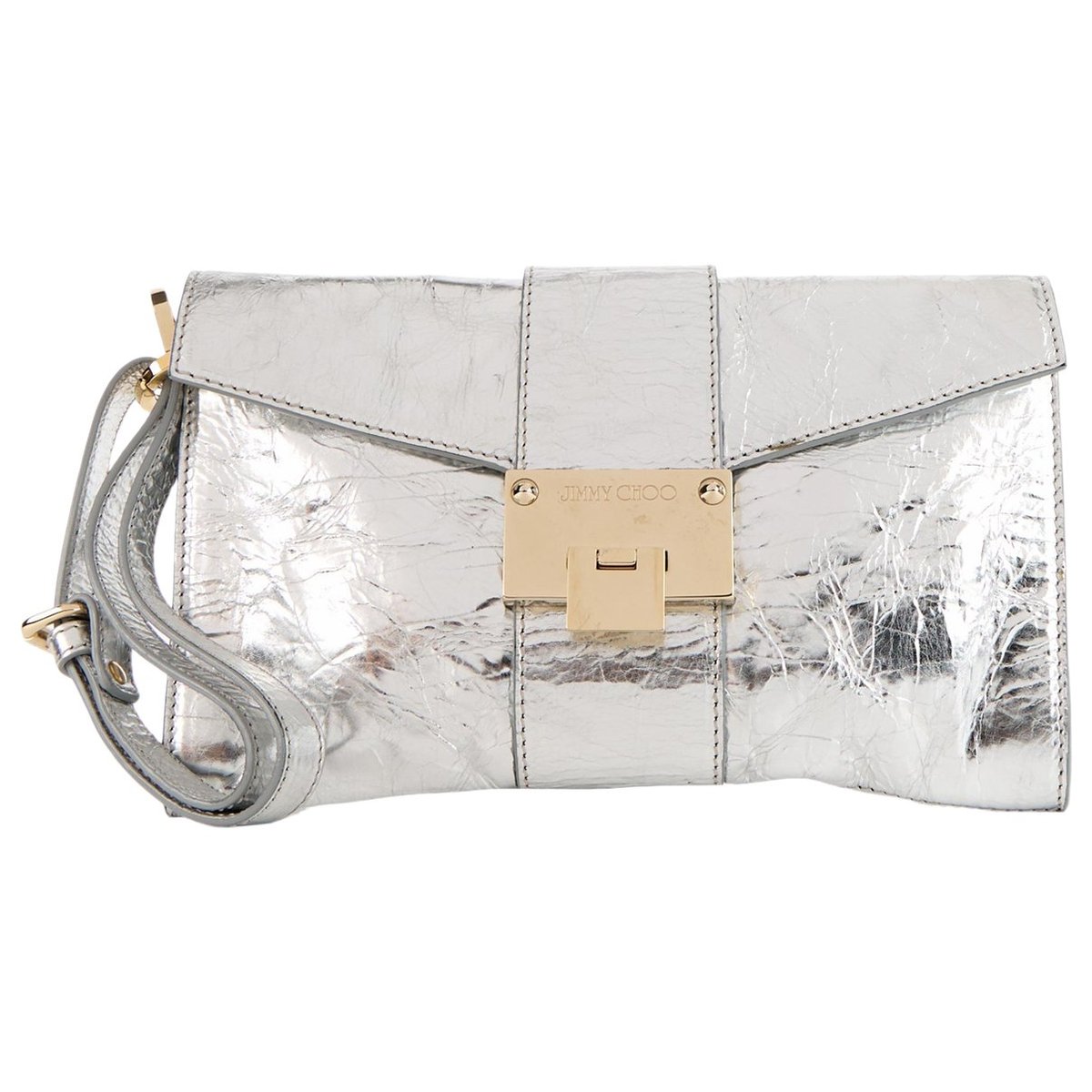 Leather clutch bag