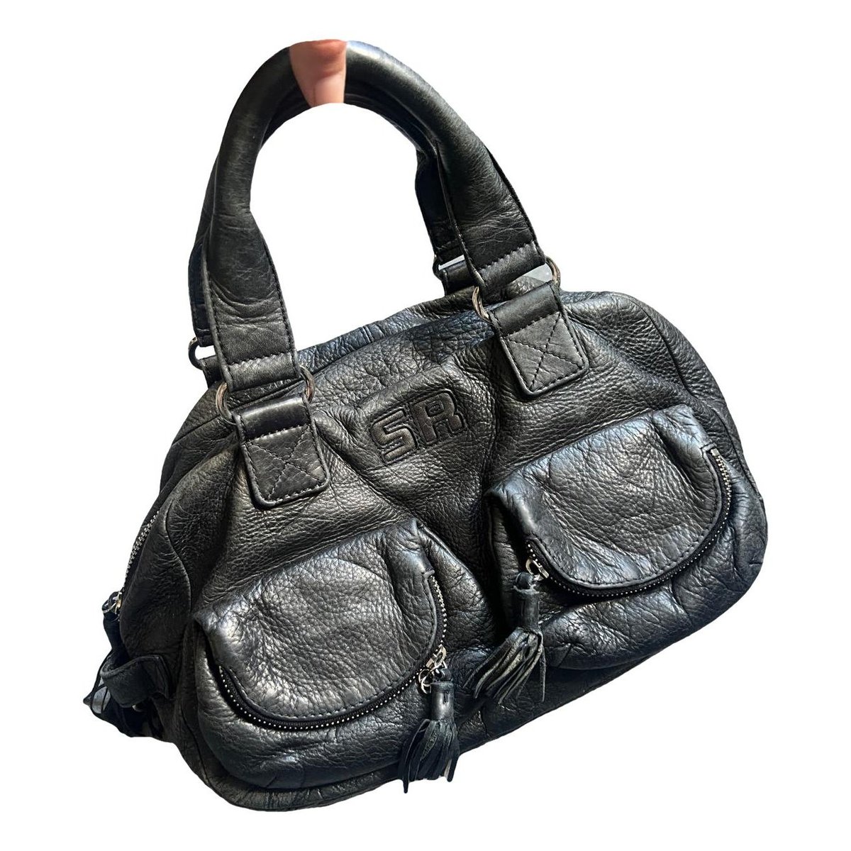 Leather handbag