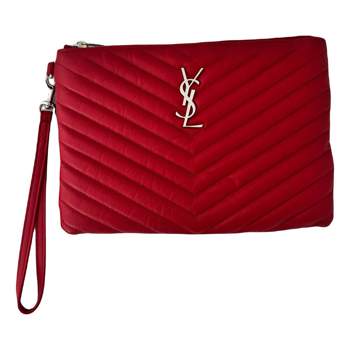 Cassandre leather clutch bag