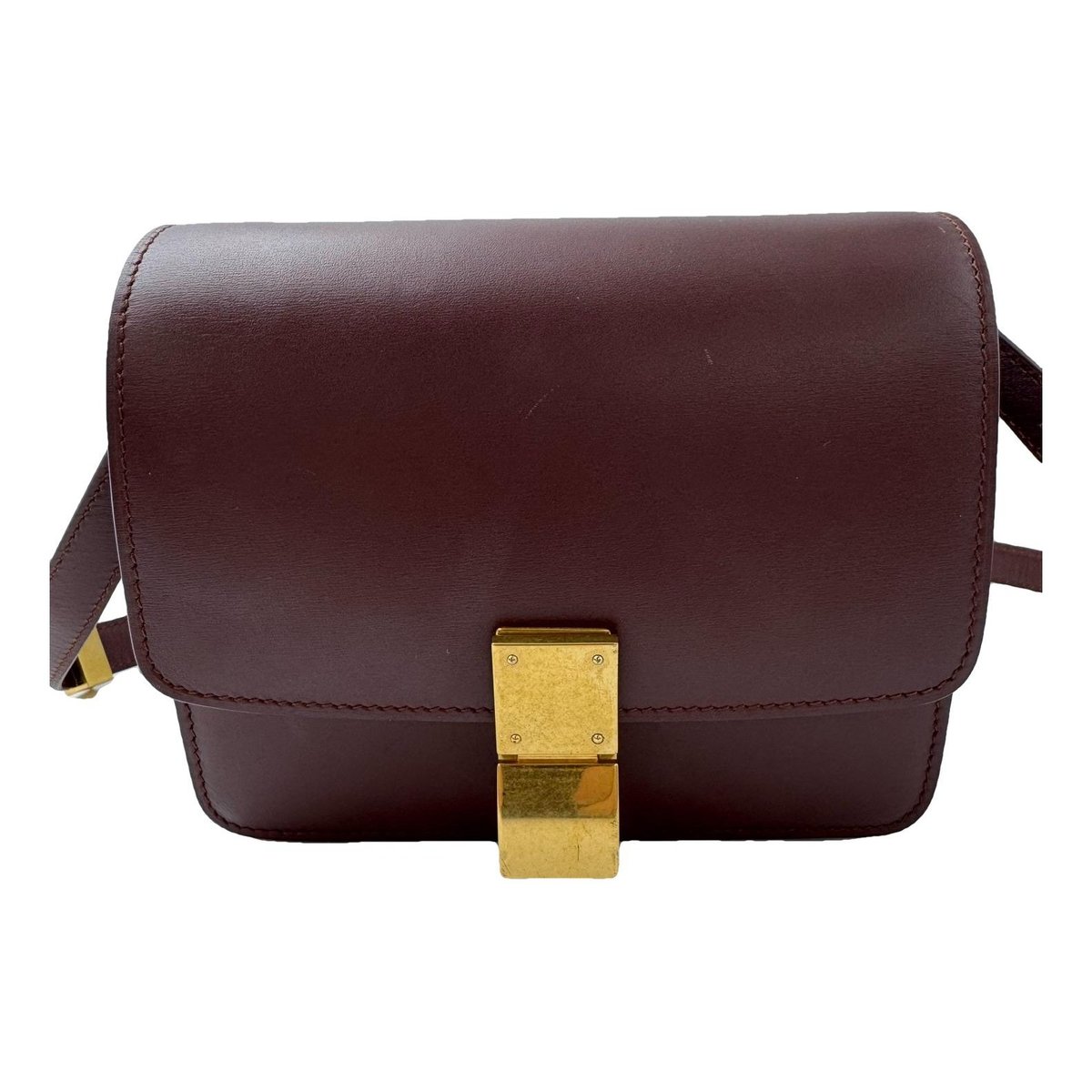 Classic leather crossbody bag