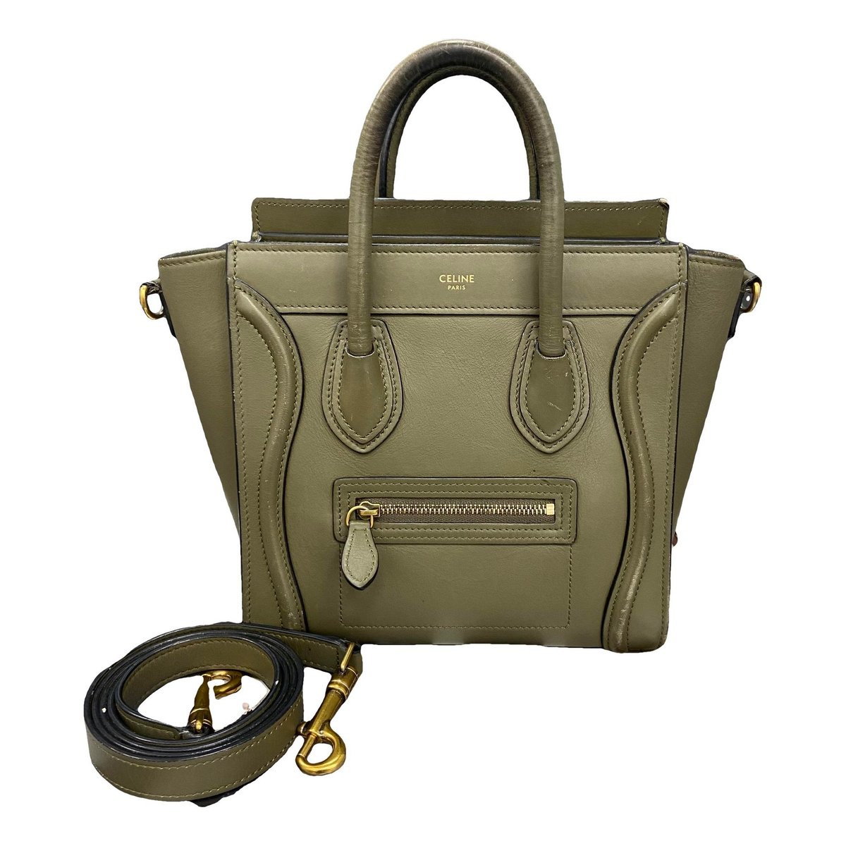 Nano Luggage leather handbag