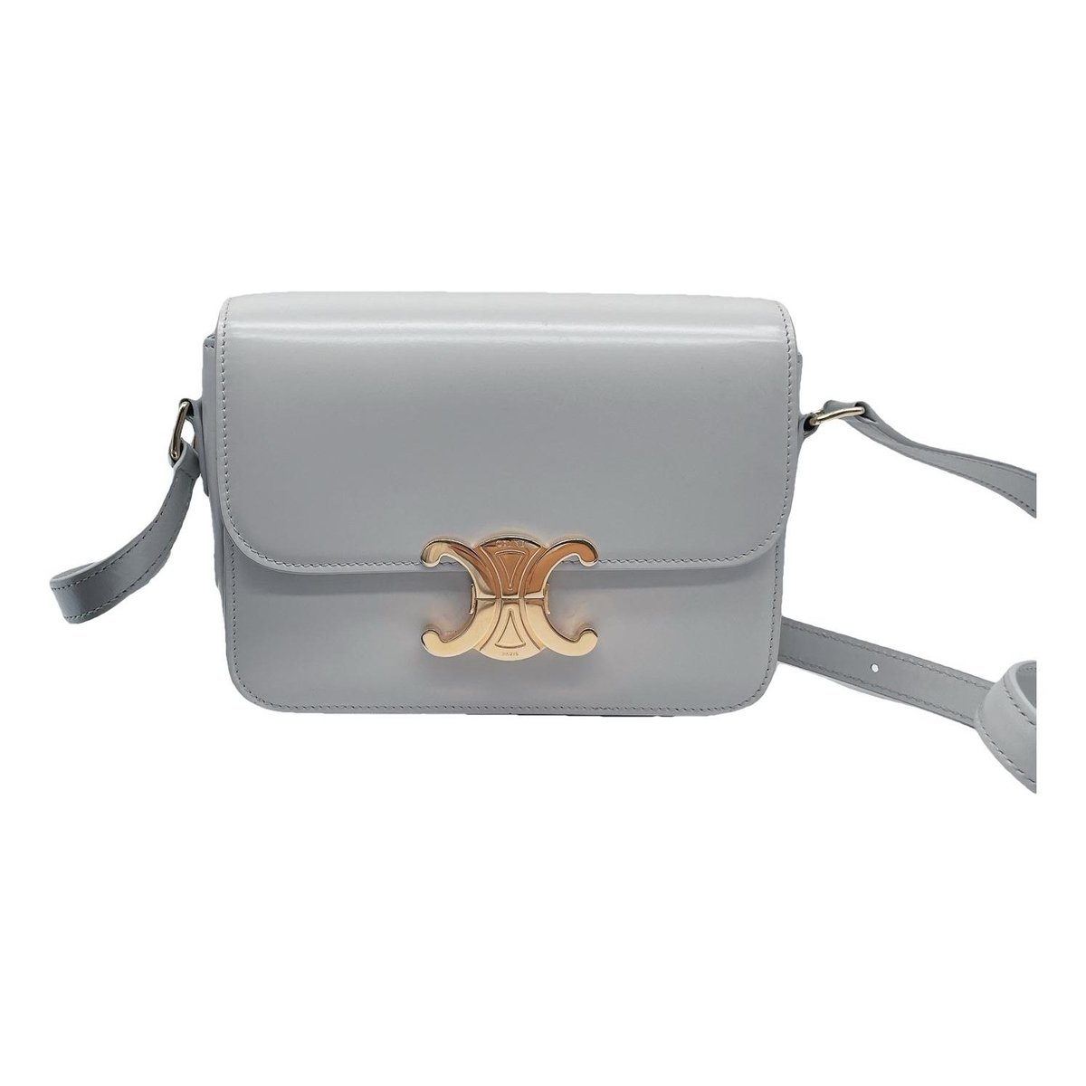 Triomphe leather handbag