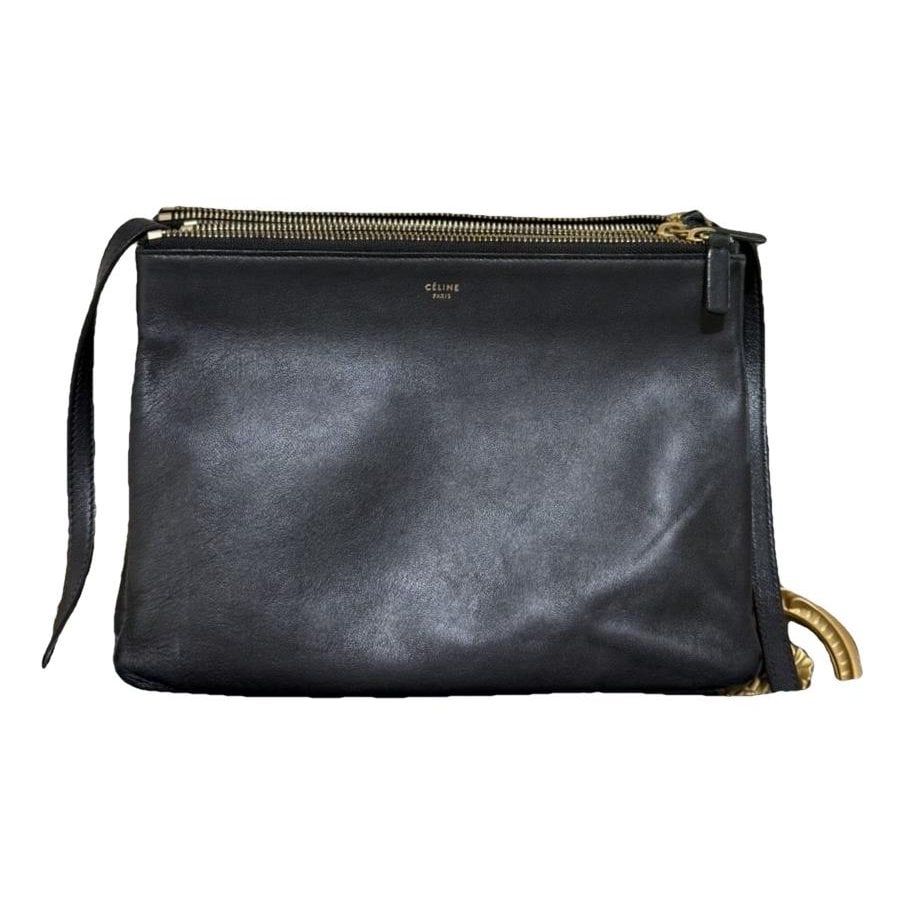 Trio leather crossbody bag