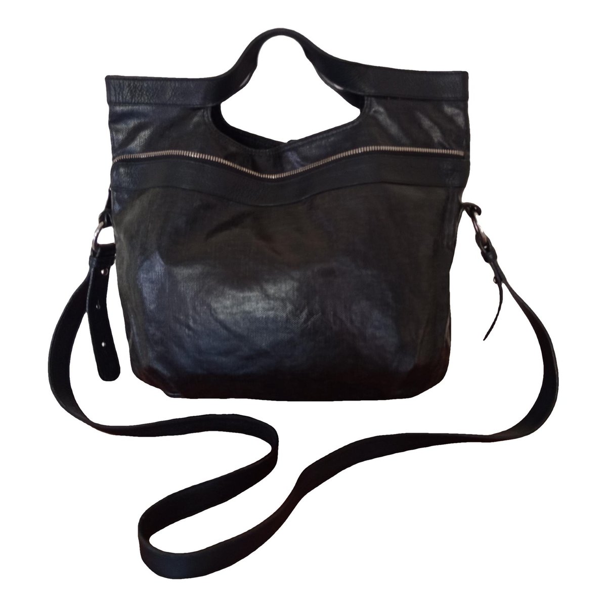 Leather crossbody bag