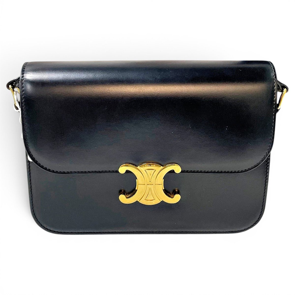 Triomphe leather handbag