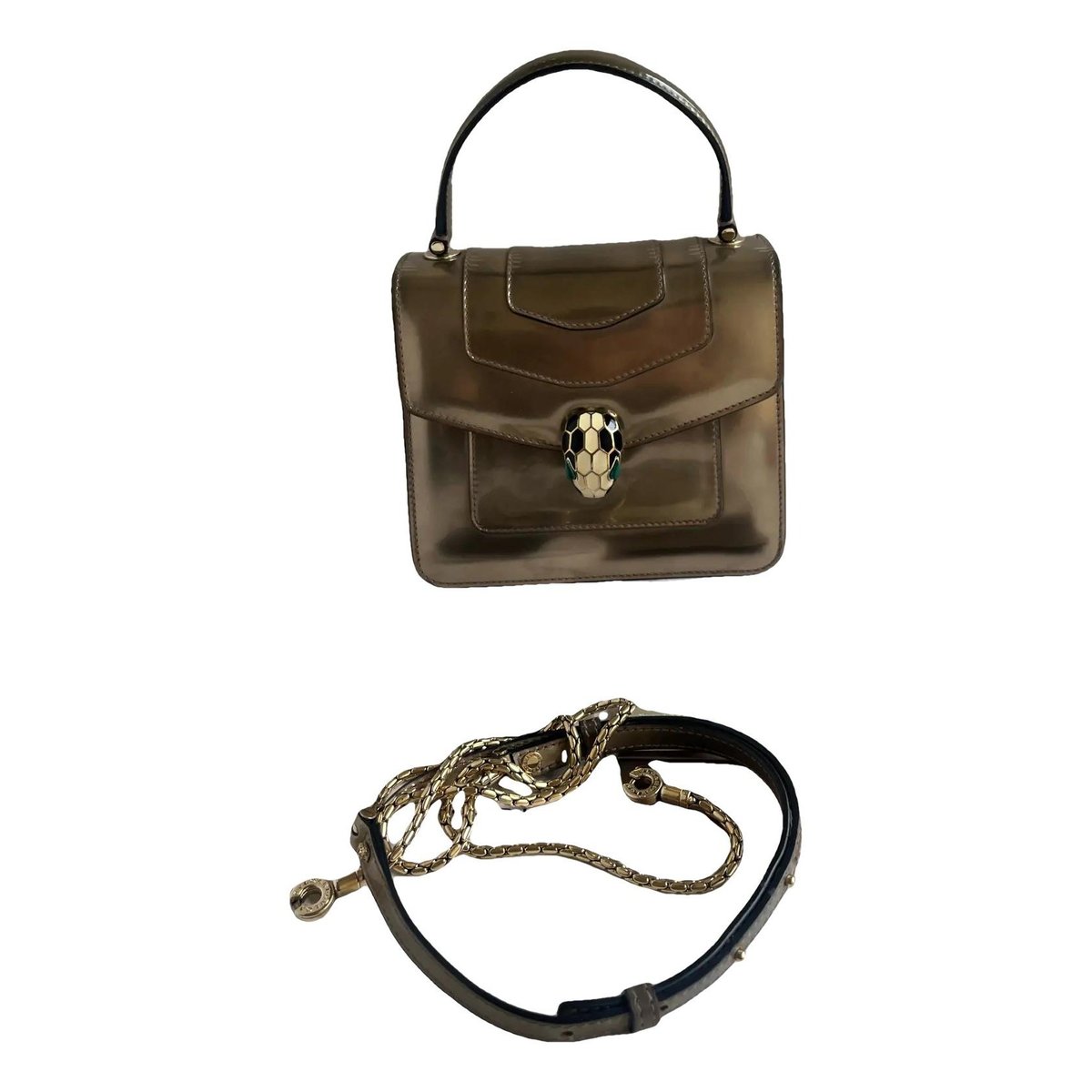 Serpenti leather crossbody bag