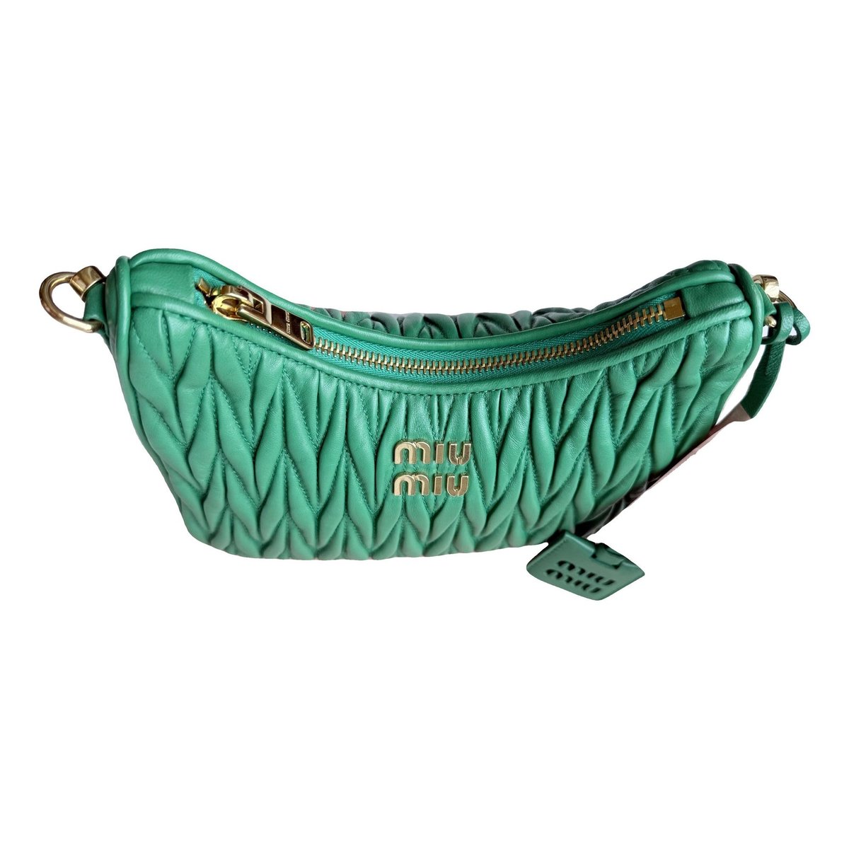 Miu Wander leather handbag
