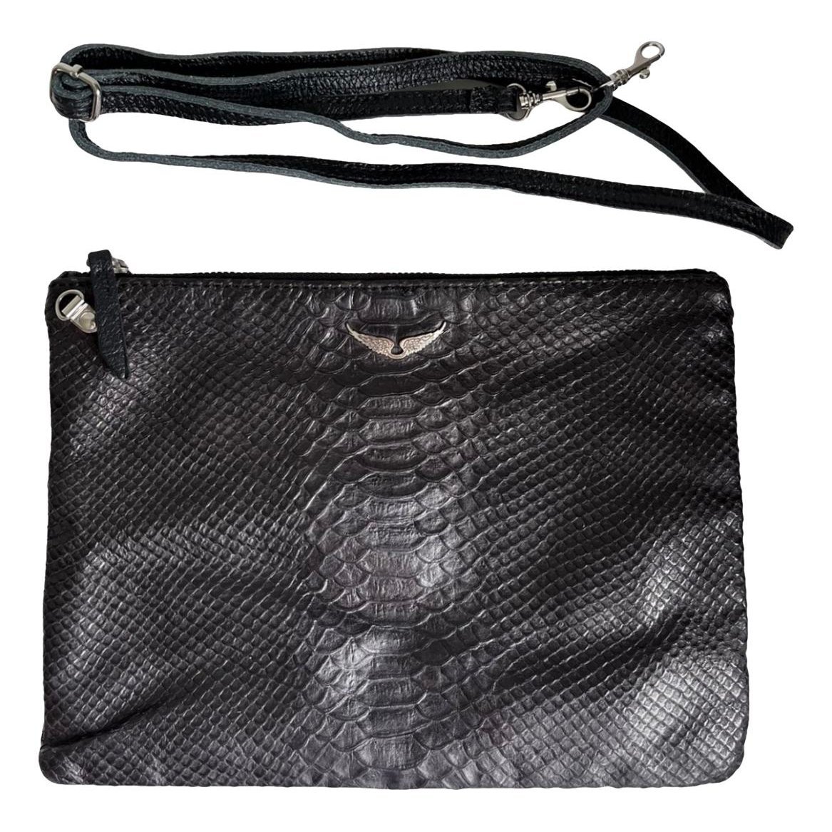 Rock leather crossbody bag