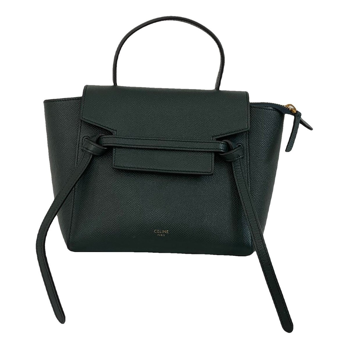 Belt leather handbag