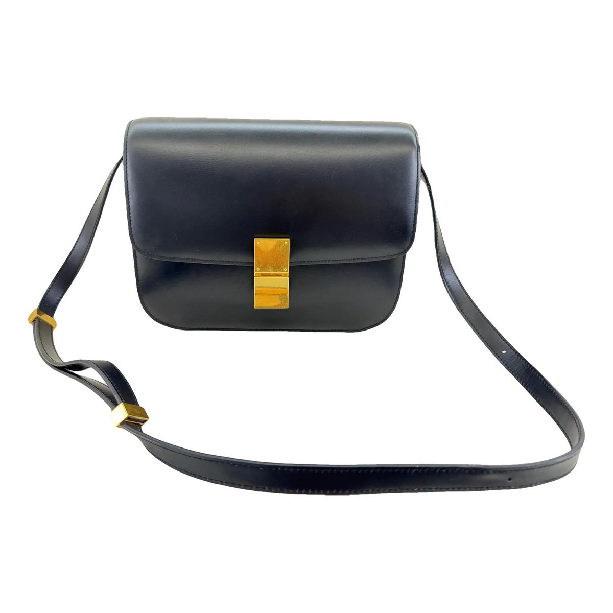 Classic leather crossbody bag