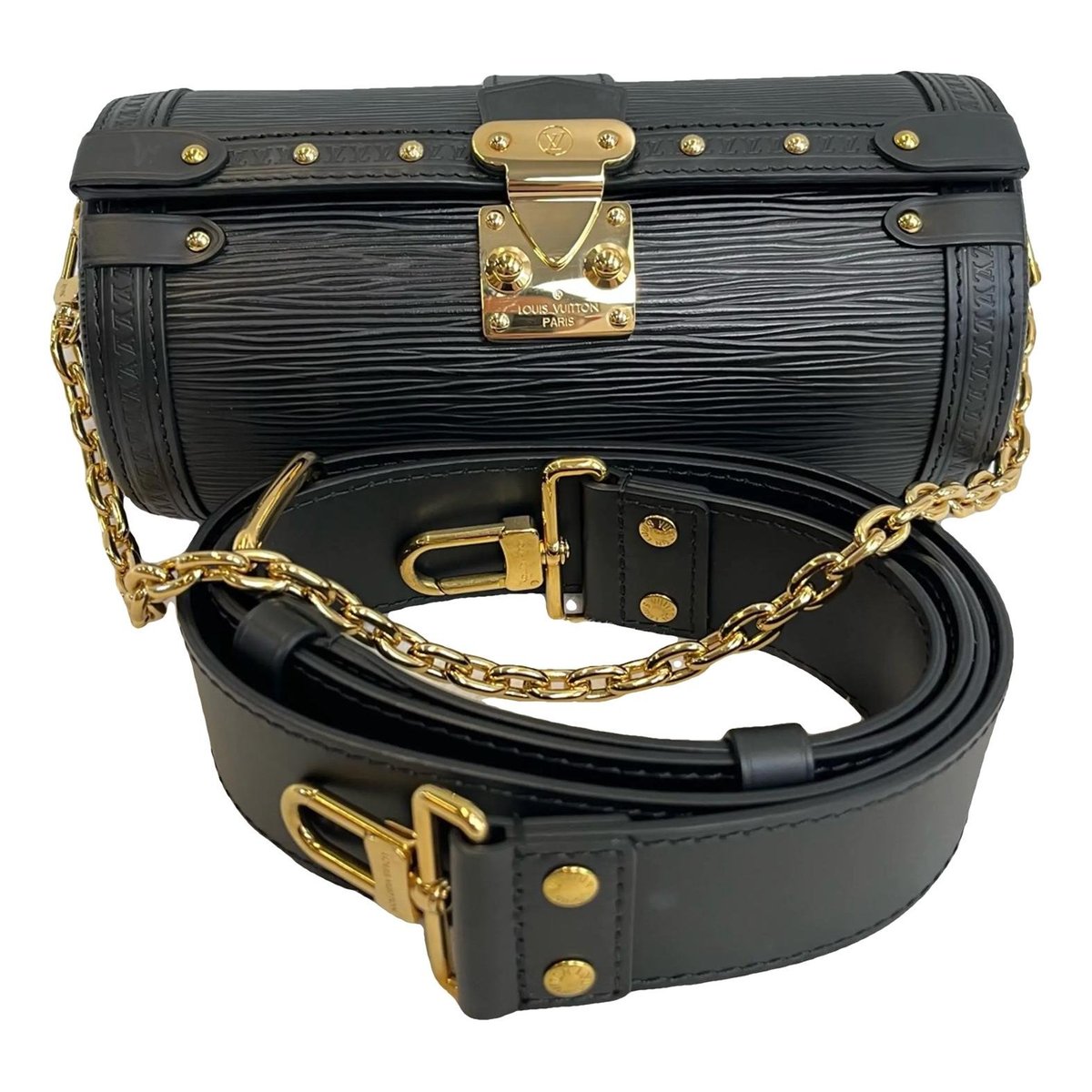 Papillon Trunk leather crossbody bag