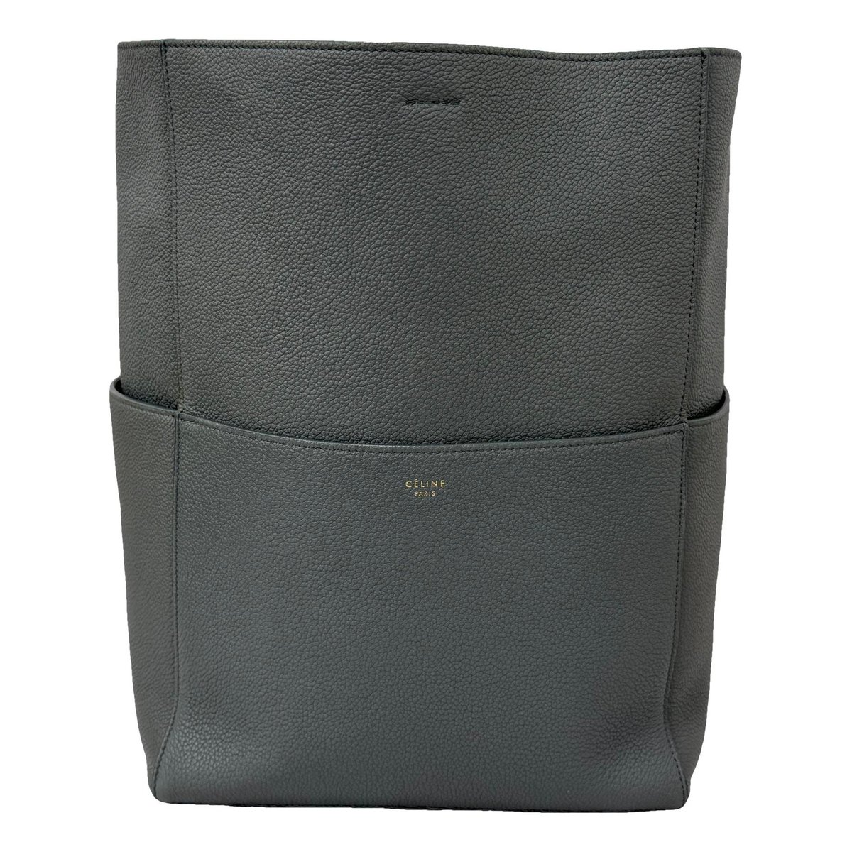Seau Sangle leather handbag