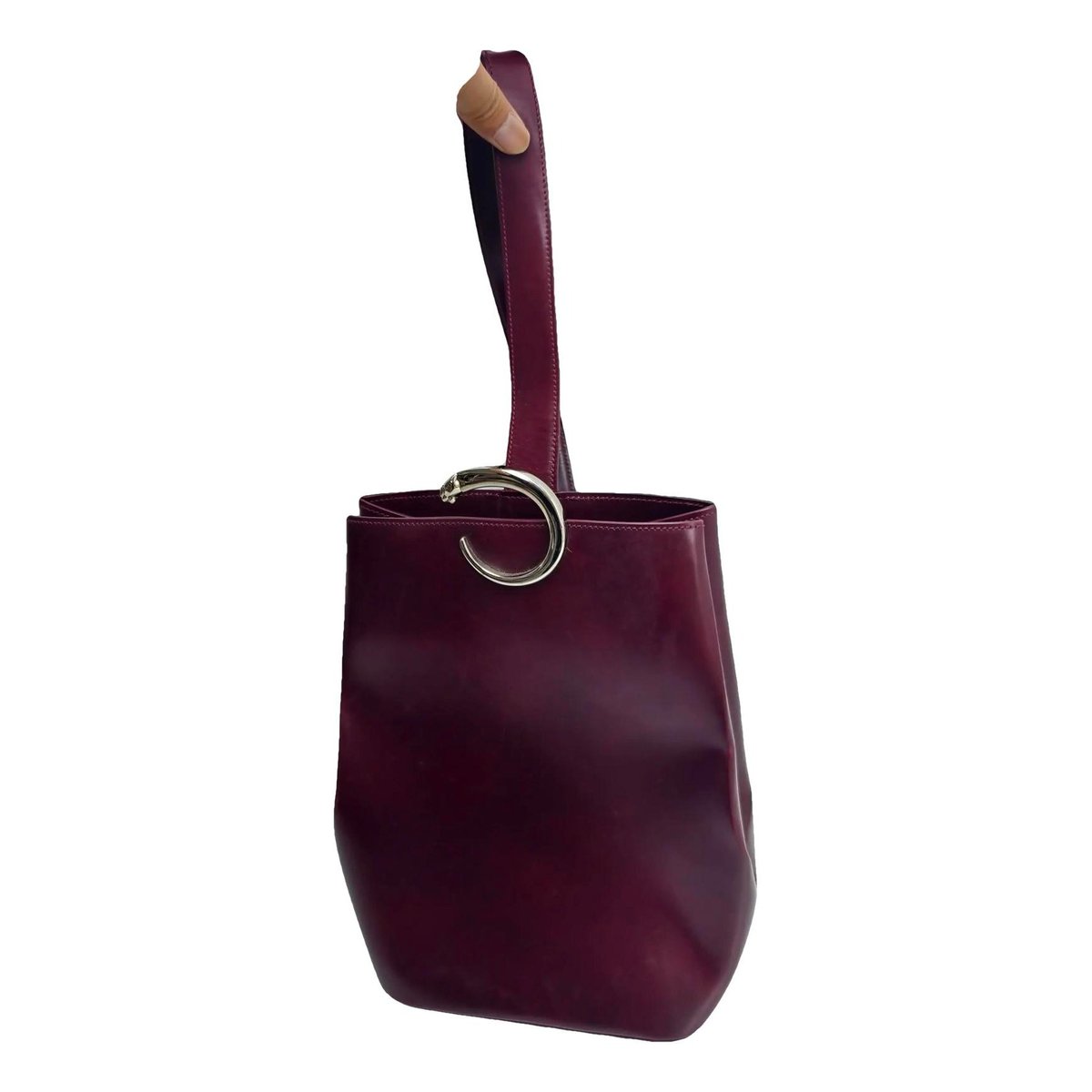 Leather handbag