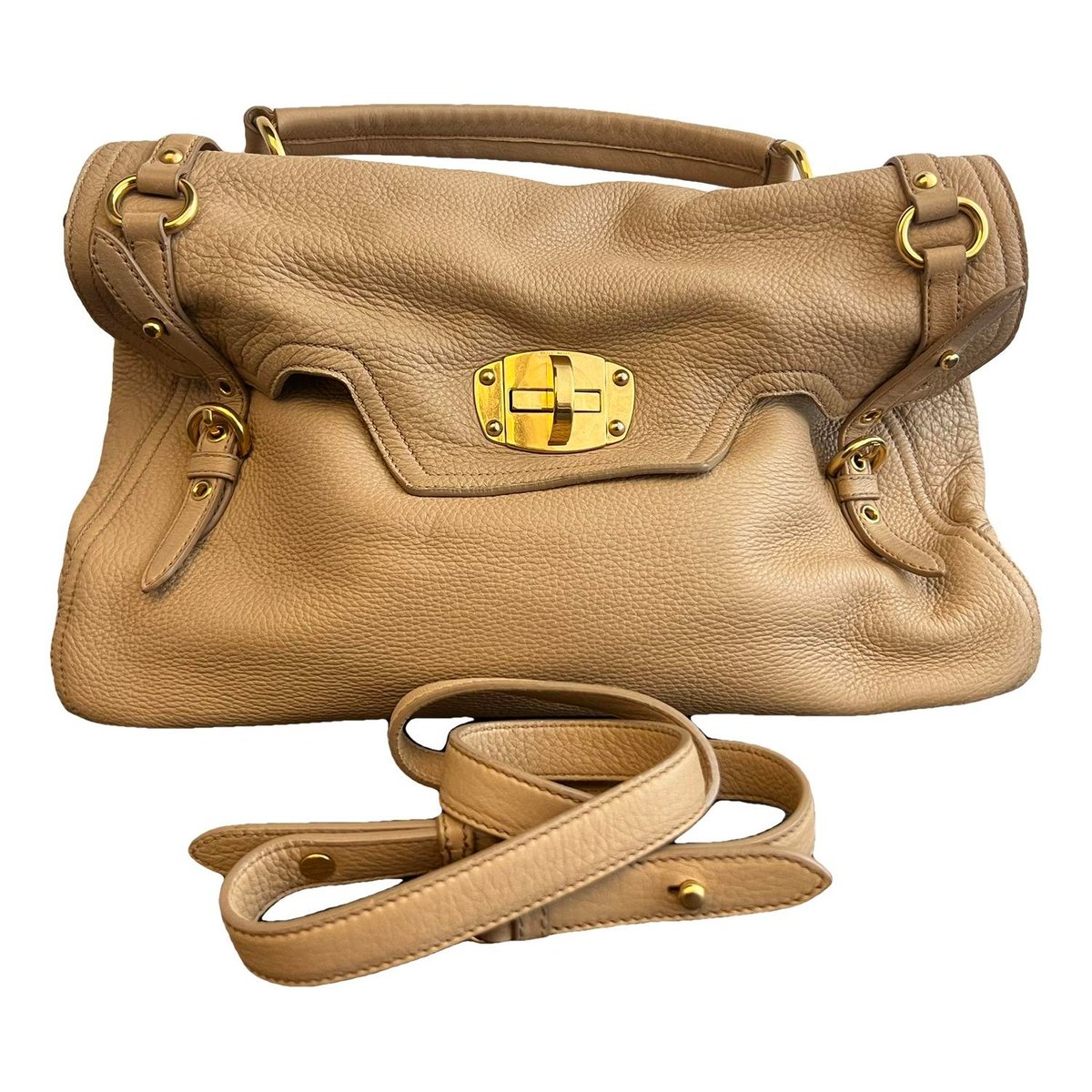 Bow bag leather handbag