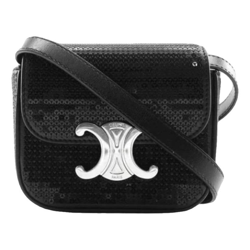 Triomphe glitter handbag