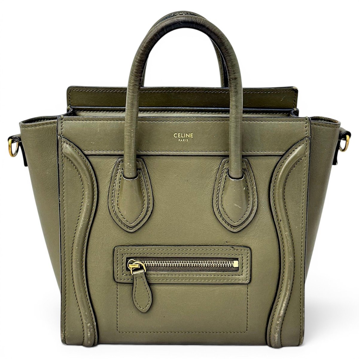 Nano Luggage leather handbag