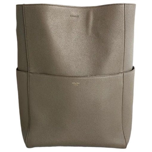 Seau Sangle leather handbag