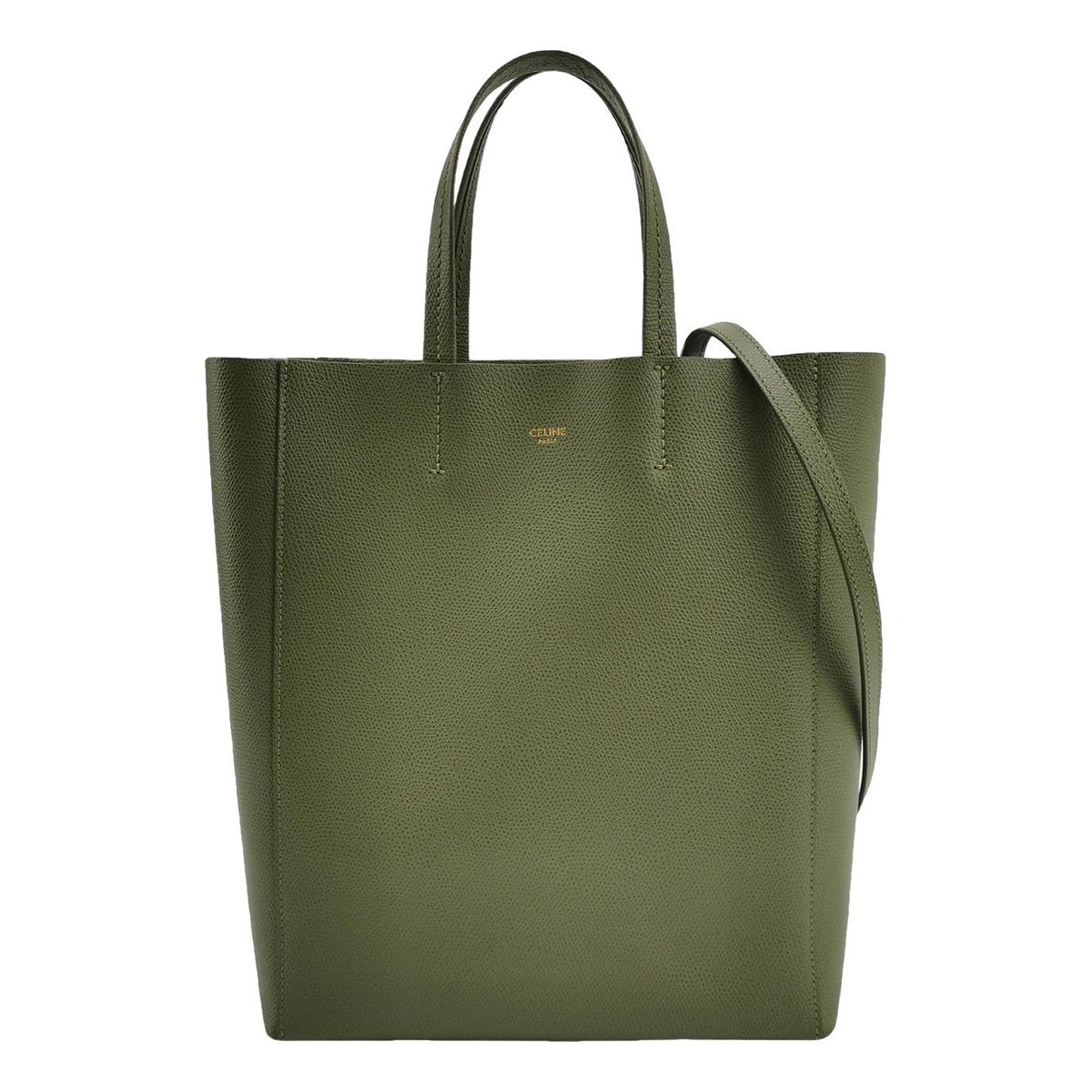 Cabas leather handbag