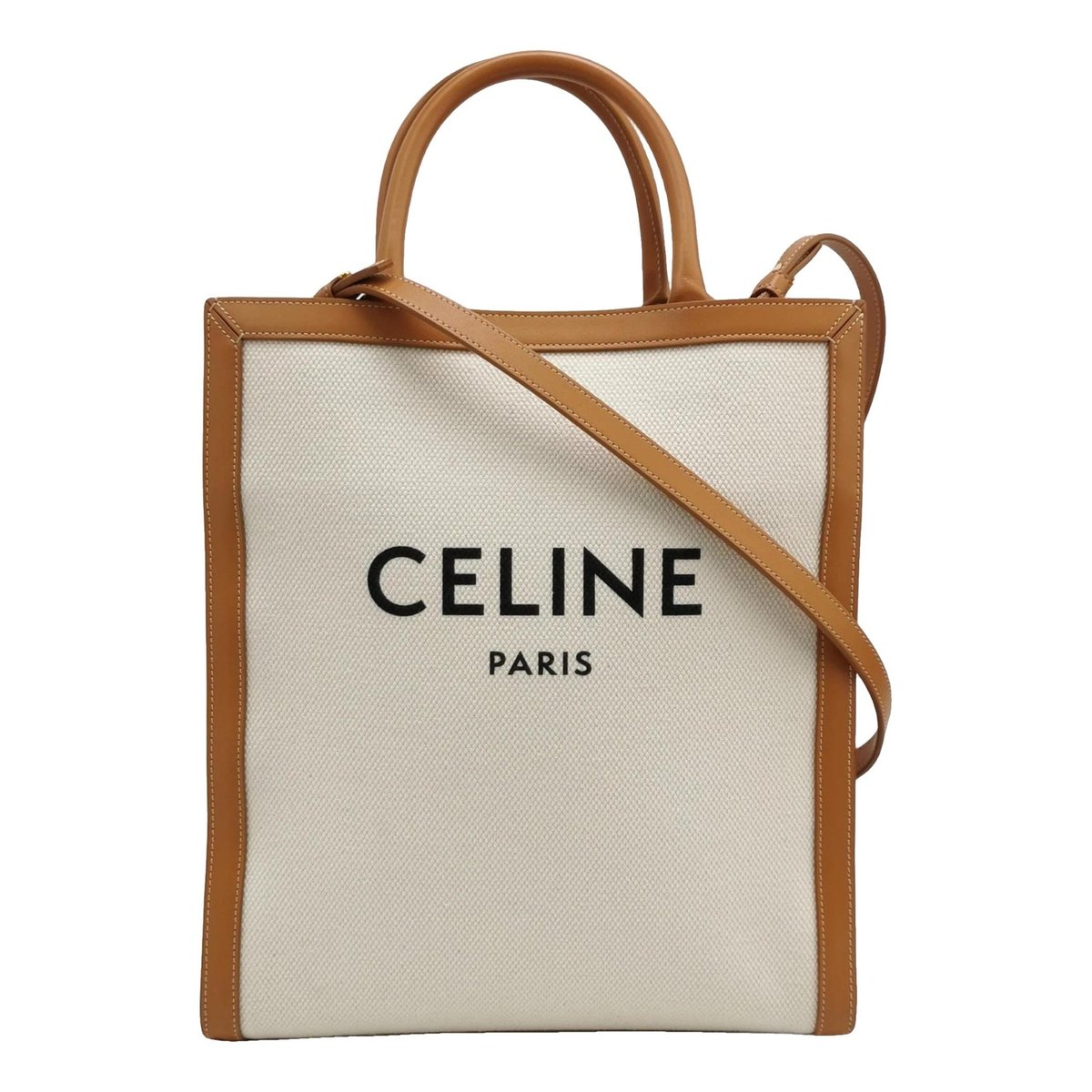 Cabas leather handbag