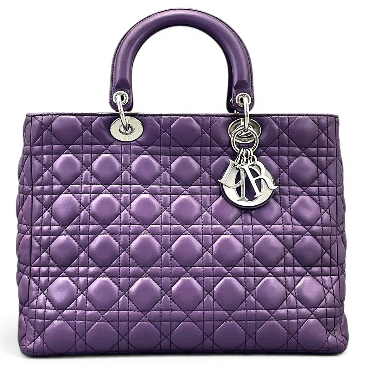 Lady Dior leather handbag