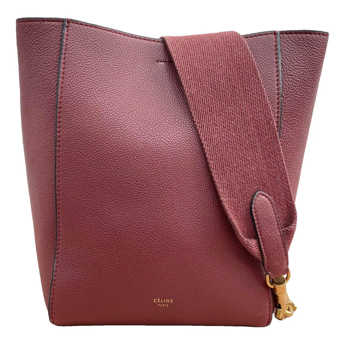 Seau Sangle leather handbag